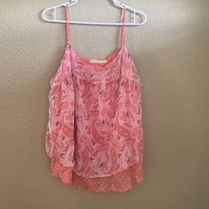Chiffon cami tank top